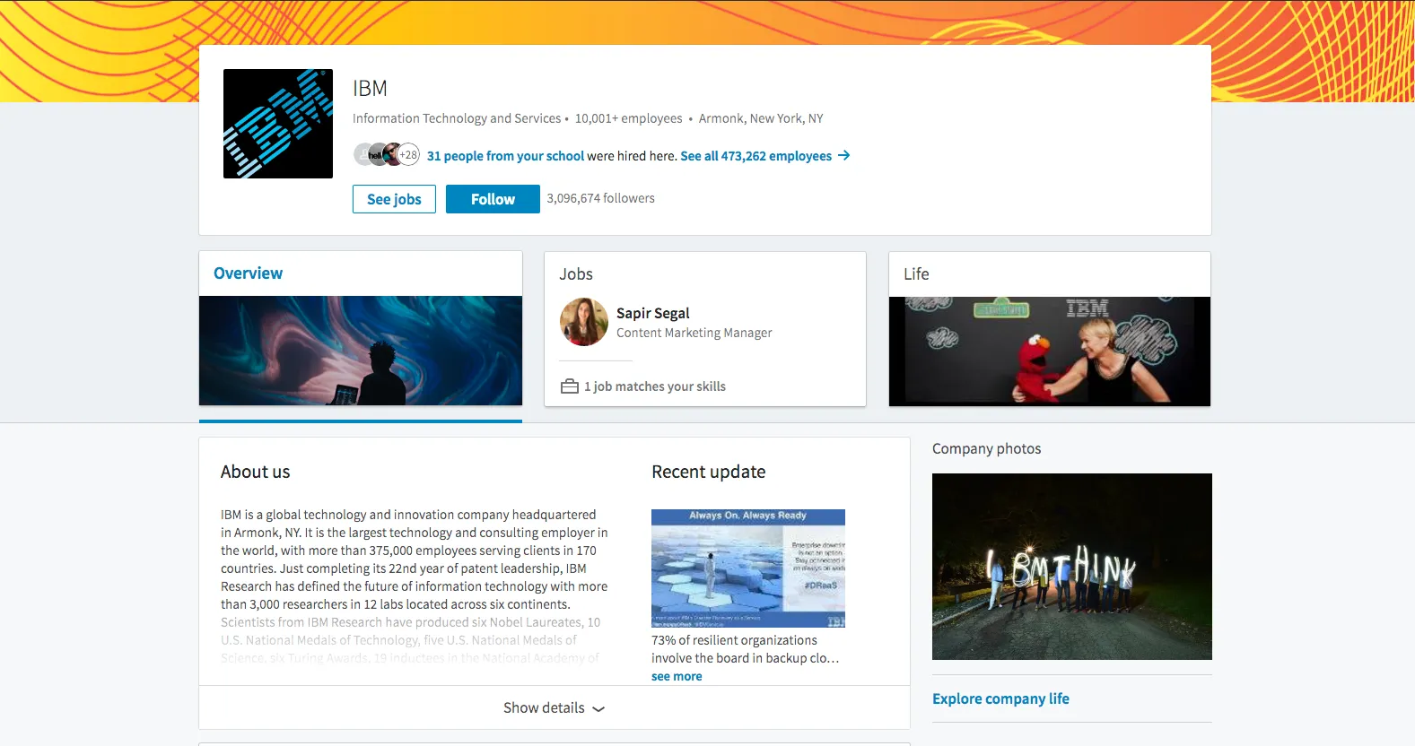 linkedin-company-page