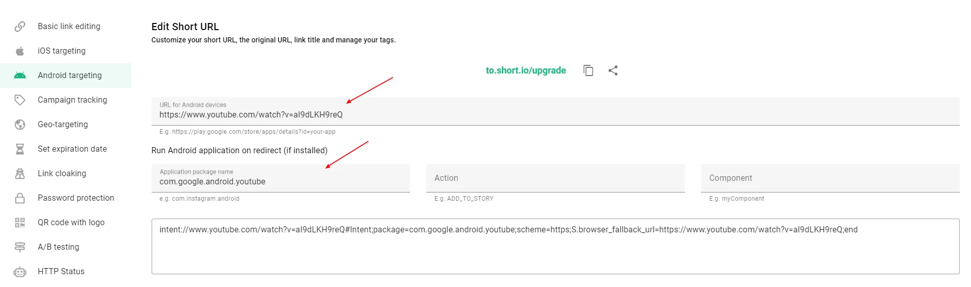 shortio-android-targeting